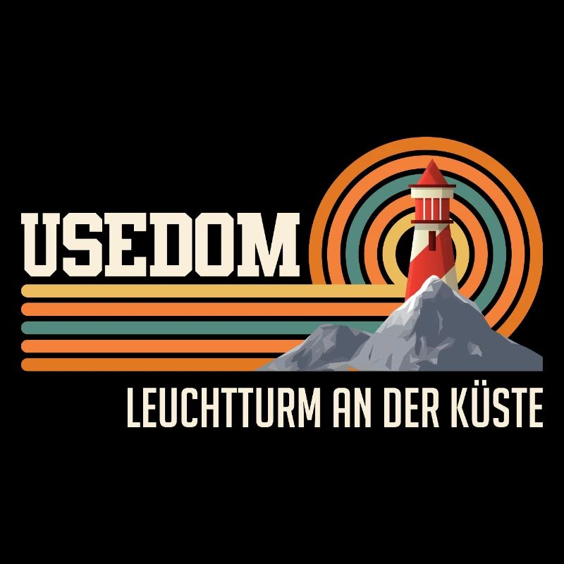 USEDOM LEUCHTTURM AN DER KÜSTE Lustiges