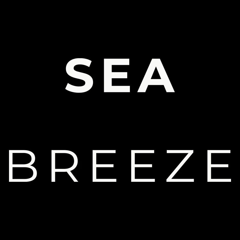 Breeze Navy Minimalist Typography