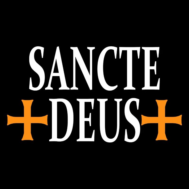 Croix Sancte Deus Conception Religieuse