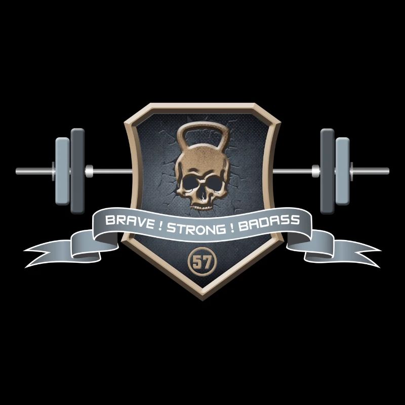 Logo Brave Strong Badass