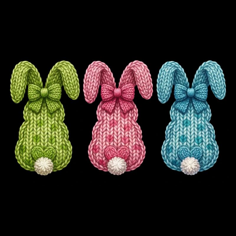Pâques : Trois lapins de Pâques par derrière d’affilée
