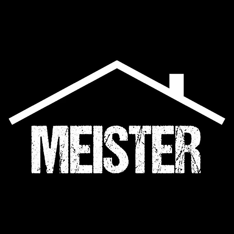 Logo de maître artisan avec toit