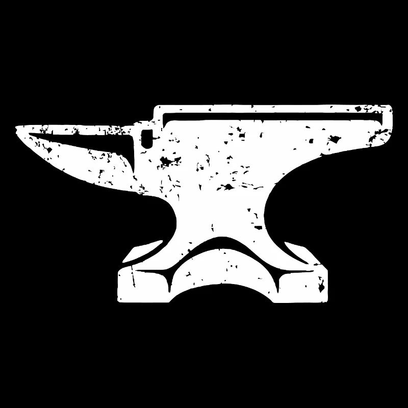 Tee icône d’enclume forgée