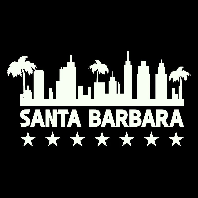 Silhouette côtière de Santa Barbara