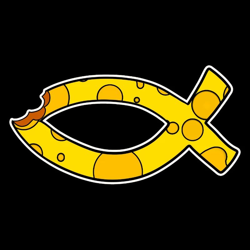Fisch Symbol Käse
