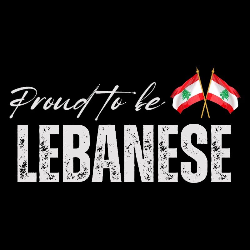 Libanese stolz, ich liebe den Libanon