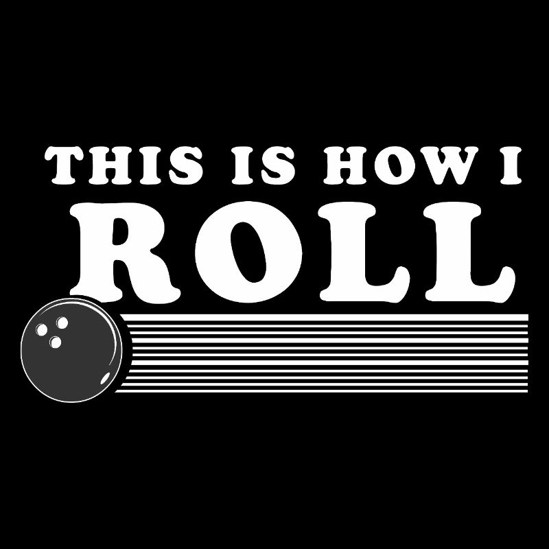 C’est ainsi que je ROll boule de bowling rétro