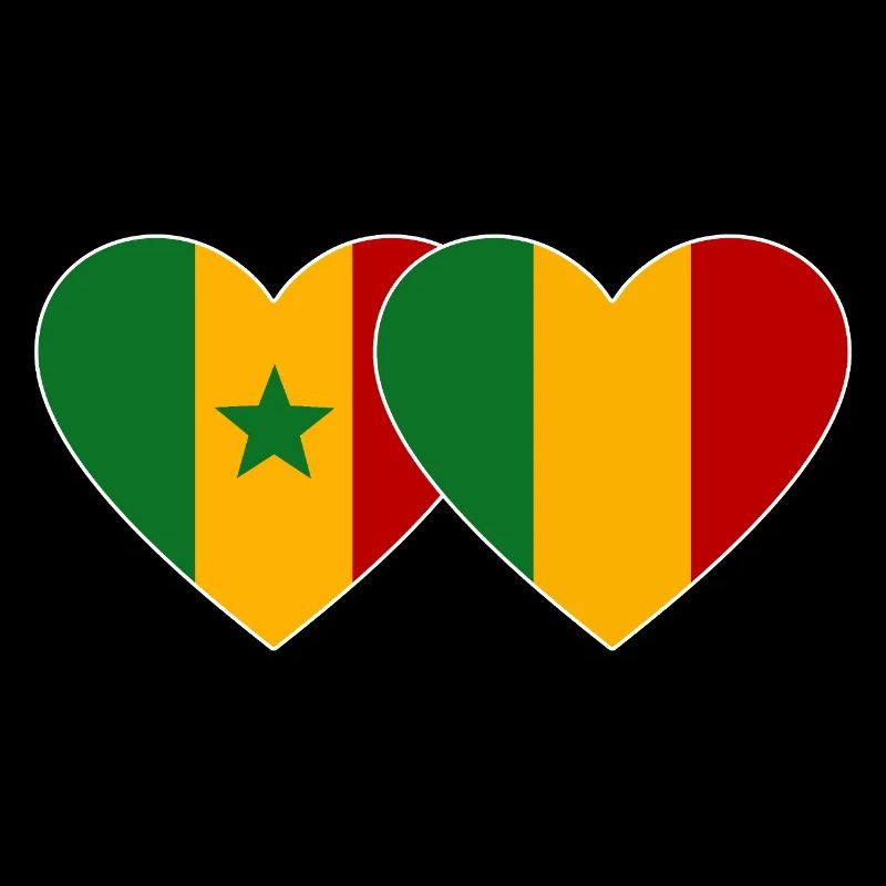 Senegal_Mali_Flagge_Herz