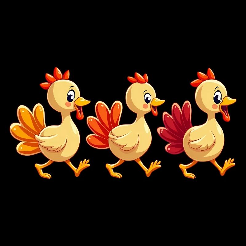 Bébé dinde de Thanksgiving