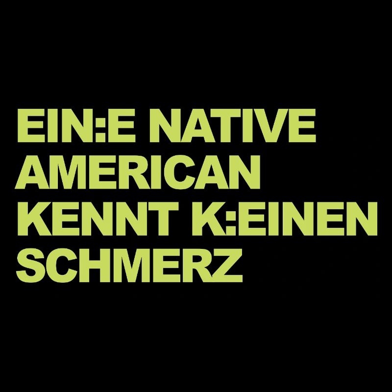 WOKE SATIRE: Ein Indianer kennt keinen Schmerz
