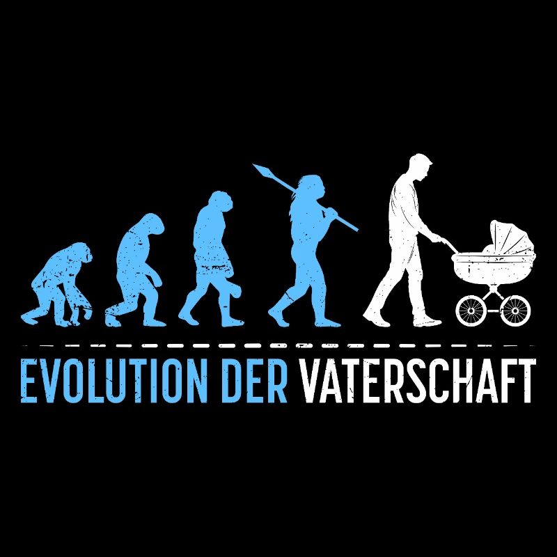 Werdender Vater EVOLUTION DER VATERSCHAFT Lustig