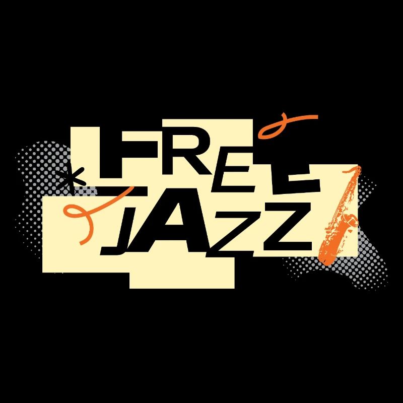 Free Jazz Typographie rétro audacieuse