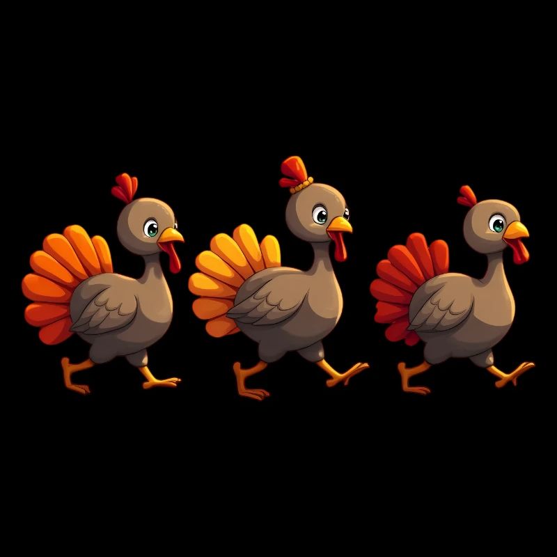 Bébé dinde de Thanksgiving