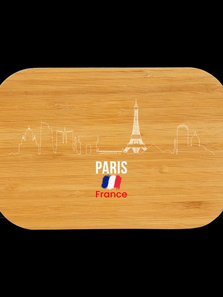Paris Skyline Line Art