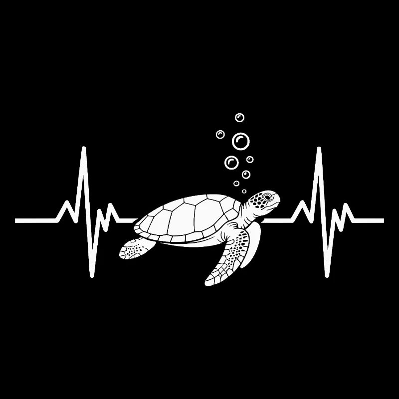 Underwater Ocean Turtle Design