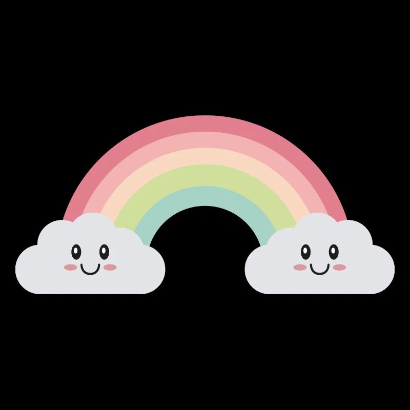 Regenbogenwolken
