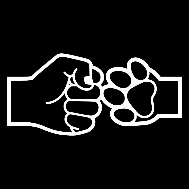 Faust Pfote Check Fistbump