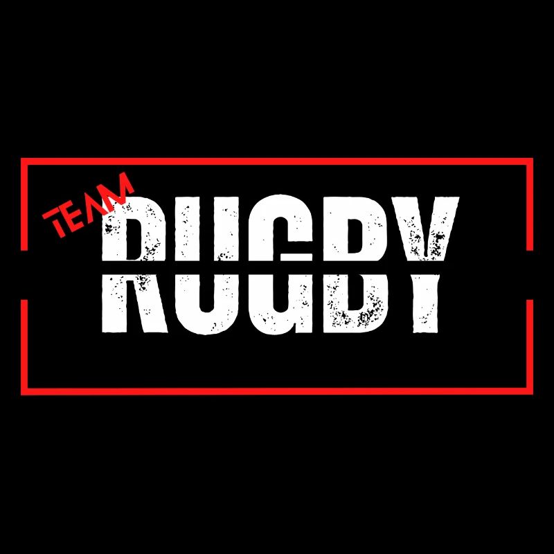 Mannschaft Rugby Rot
