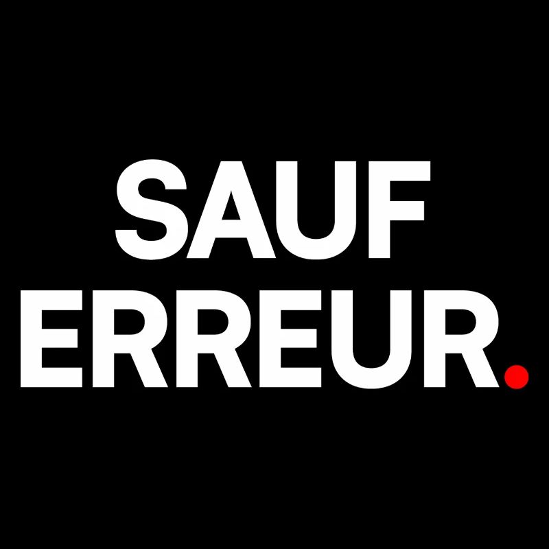 Sauf erreur