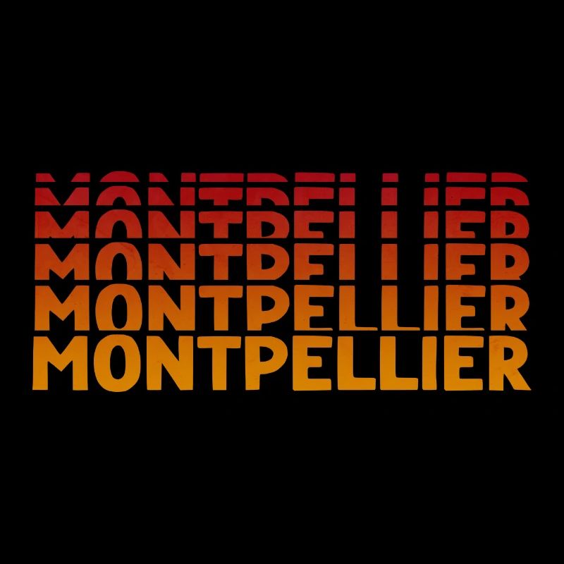 Typographie de Montpellier