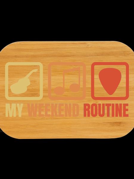 Gitarrist Wochenendroutine