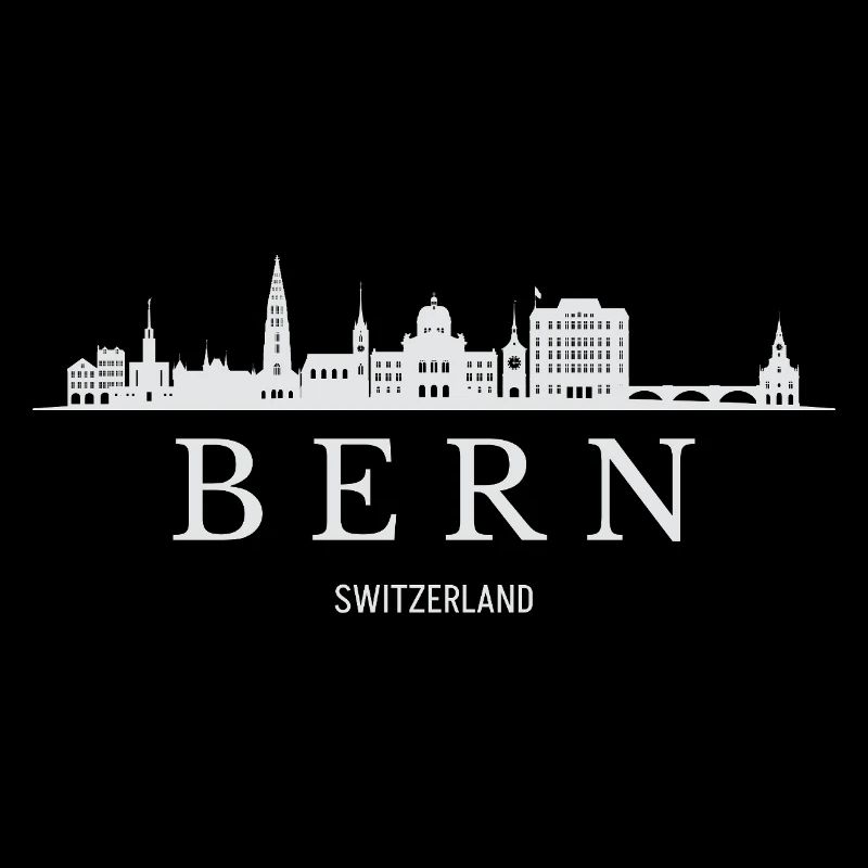 Silhouette de Berne, Berne Suisse