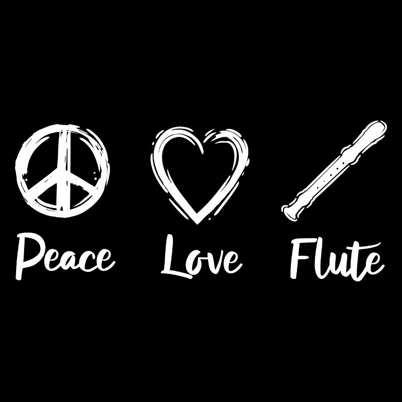 Flûte Peace Love
