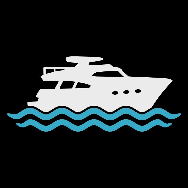 Yacht Silhouette Motorboot