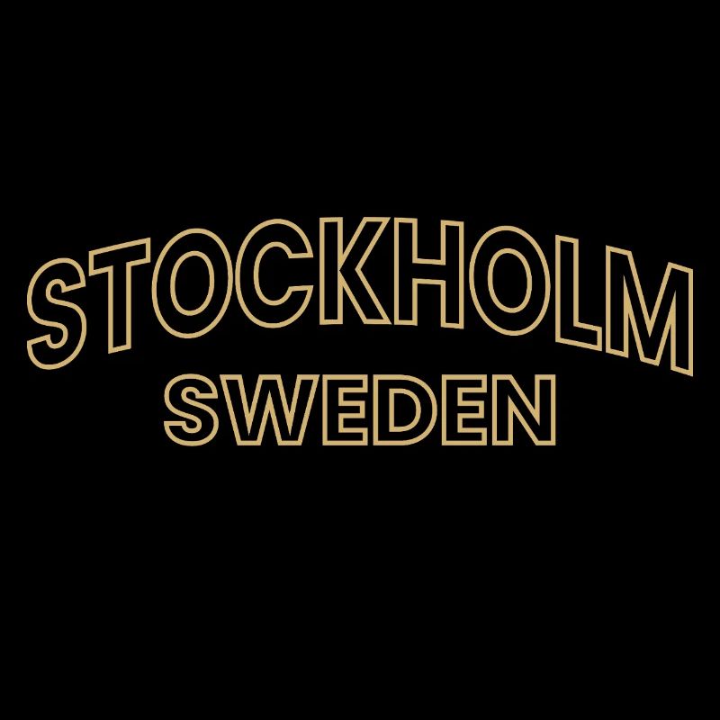 Texte du plan or de Stockholm Sweden