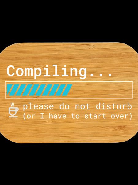 Funny Programmer T-Shirt - Compiling Please