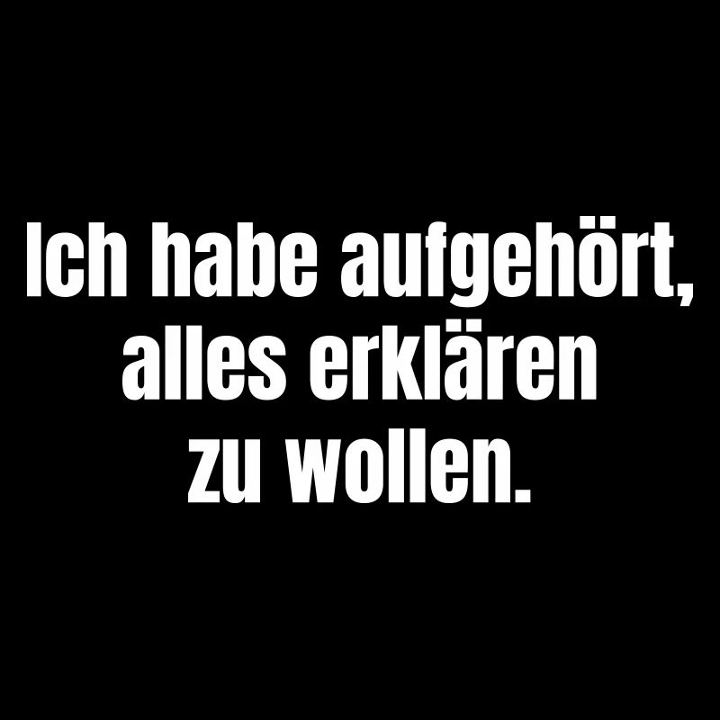 I stopped trying to explain everything.