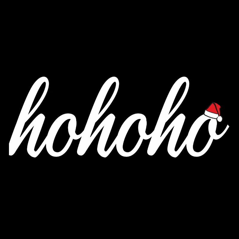 hohoho with Santa's hat