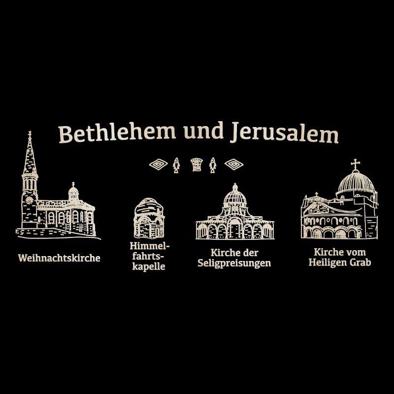 Bethlehem, Jerusalem, heilige Orte. Grabeskirche