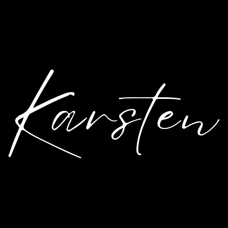 Karsten Name T-Shirt Gift for Men