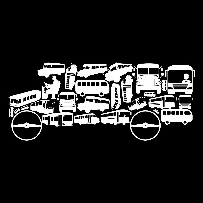 Silhouette d’autobus