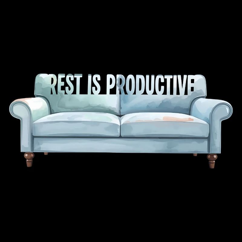 Rest Is Productive Motivational Art