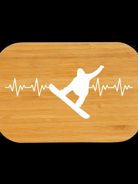 Snowboard Snowboarder ECG Heartbeat