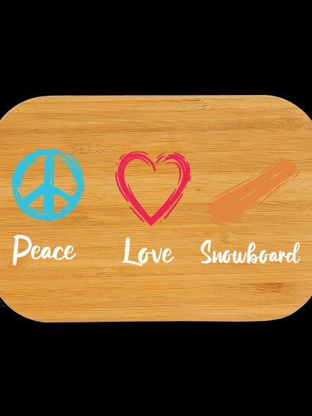 Frieden Liebe Snowboard