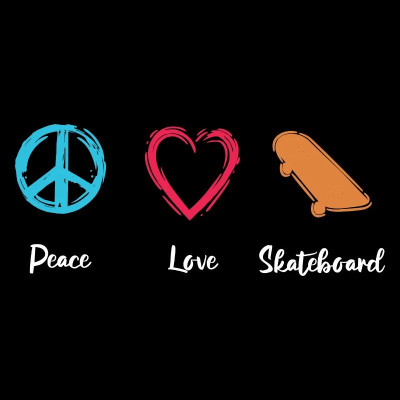 Planche à roulettes Peace Love