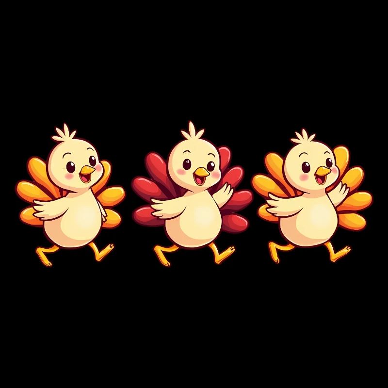 Bébé dinde de Thanksgiving