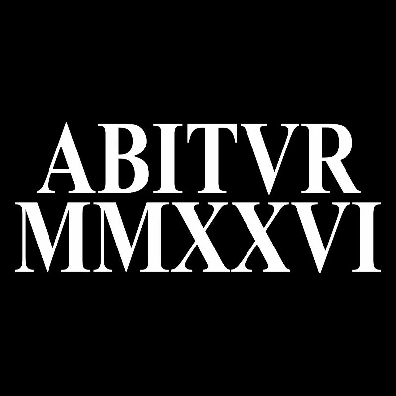 Abitur 2026 - Abitur - Chiffres romains - Latin