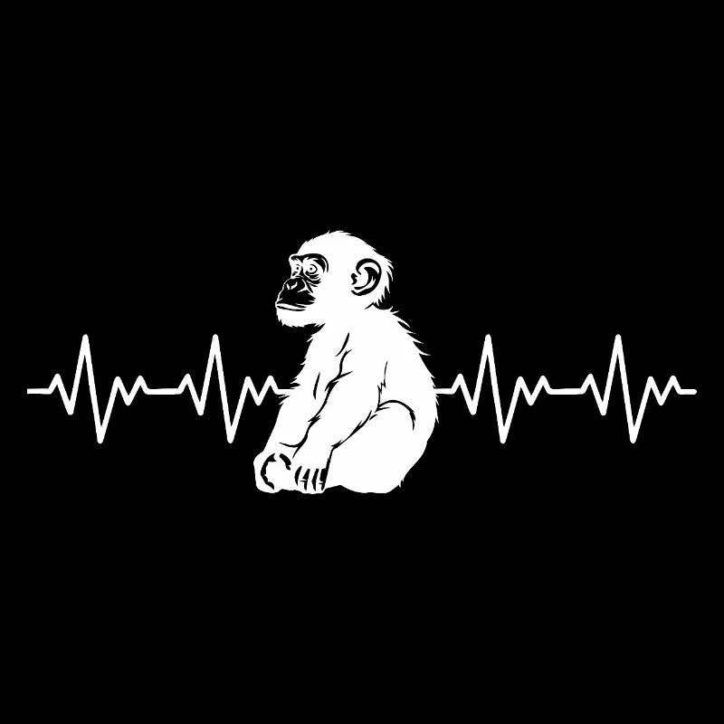 Monkey Chimpanzee ECG Heartbeat