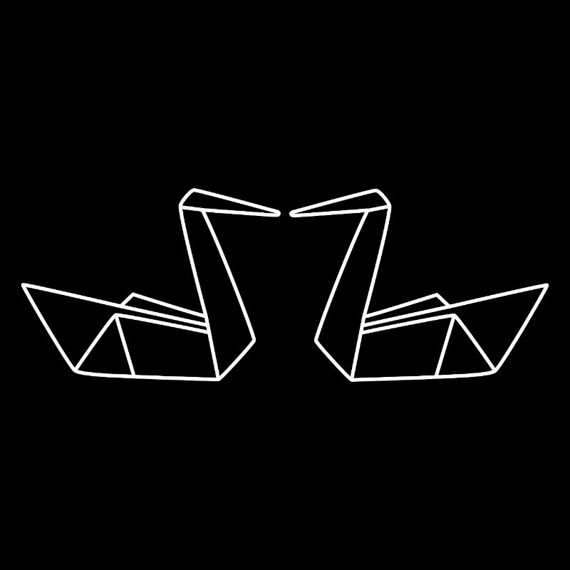 Origami Cygnes Oiseaux