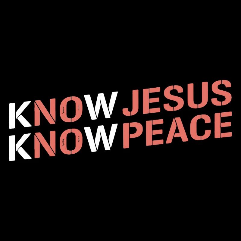 Know Jesus Know Peace Gradient
