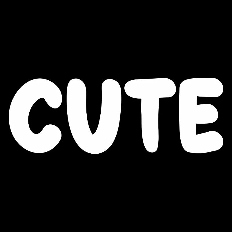 cute title with puffy Font