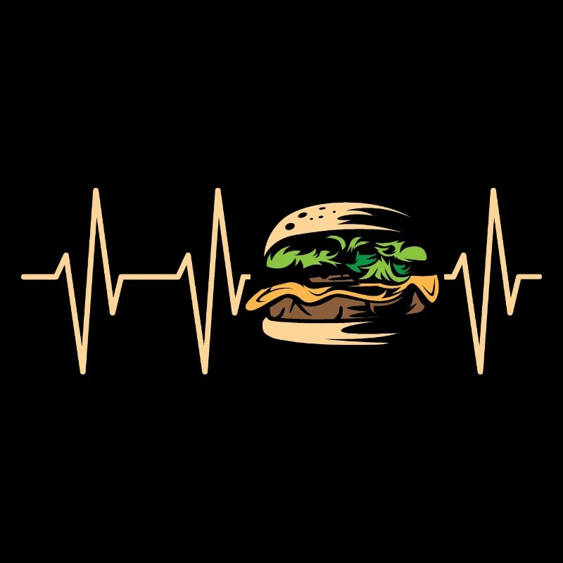 burger bistro pulse manger fast-food icône graphique