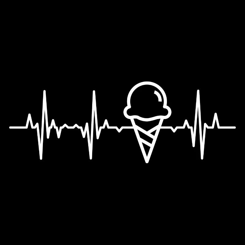 Eiscreme Herzschlag