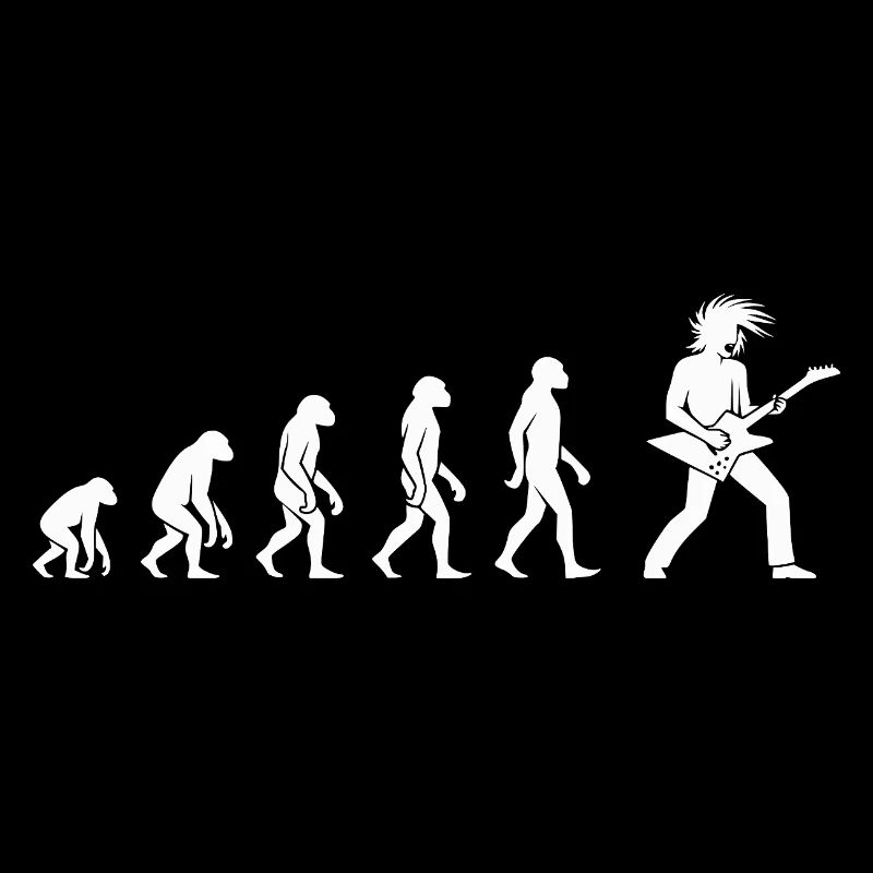 Evolution der Gitarrenkunst Rock n Roll