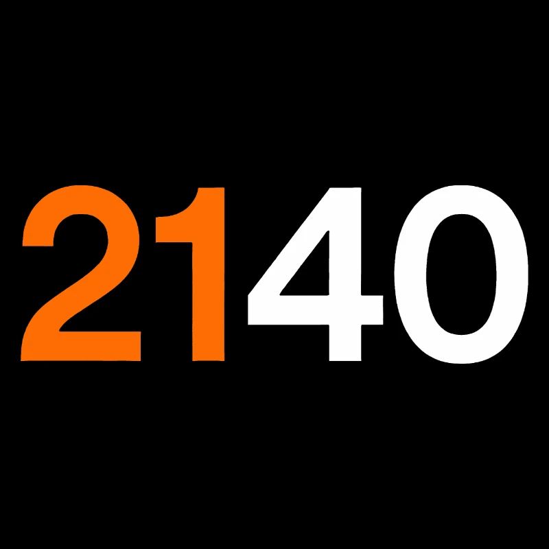 Bitcoin 2140 Fixed Supply Typography