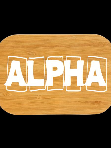 Alpha Fett Wortzeichen